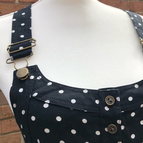 Polka dot overall dress - Picture 4 of 8